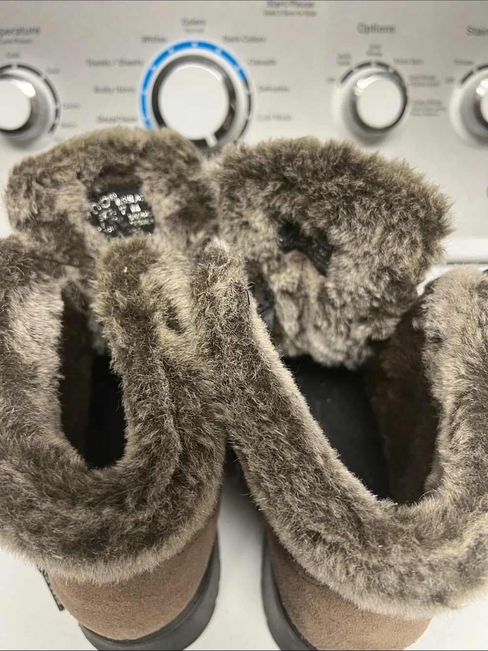 Sporto Brown Faux-Fur Winter Ankle Boots
